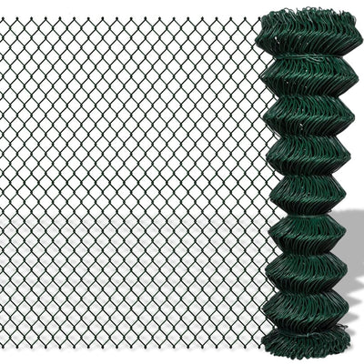 Vidaxl gaashek 1,5x15 m staal groen