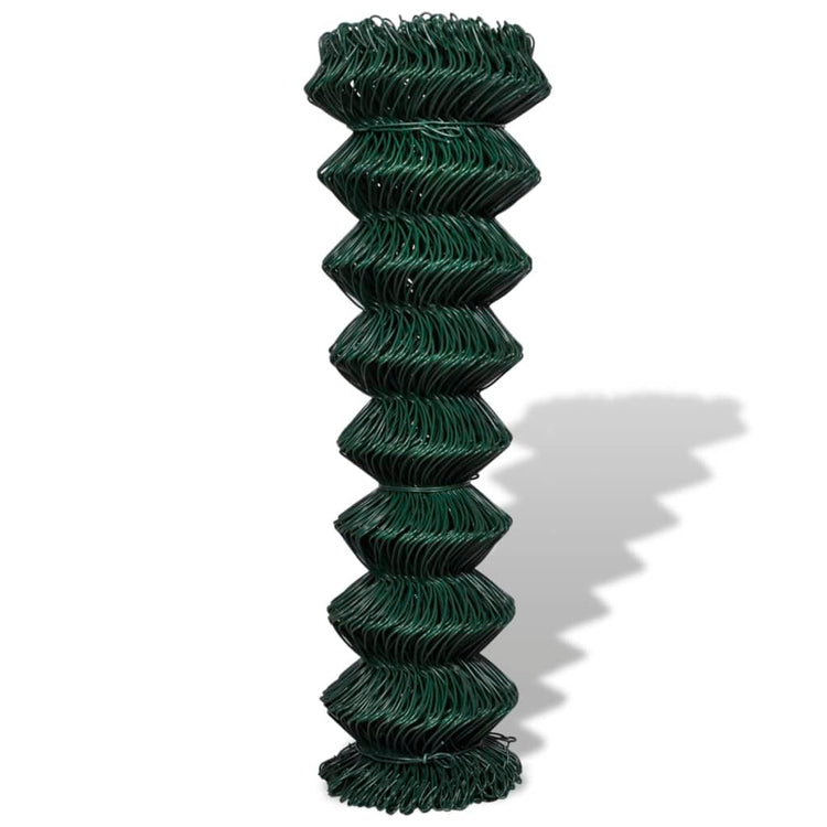 Vidaxl gaashek 1,5x15 m staal groen