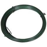 Vidaxl hekbinddraad 25 m 1,4 2 mm staal groen - afbeelding 2