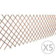 Vidaxl tuinlatwerk 5 st 180x90 cm wilg