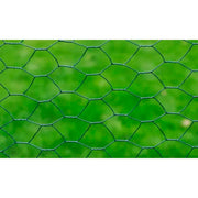 Vidaxl kippengaas 25x1 m met pvc-coating groen - afbeelding 3