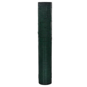 Vidaxl kippengaas 10x1 m gegalvaniseerd staal met pvc-coating groen - afbeelding 2