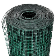 Vidaxl kippengaas 10x1 m gegalvaniseerd staal met pvc-coating groen - afbeelding 3