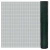 Vidaxl kippengaas 10x1 m gegalvaniseerd staal met pvc-coating groen