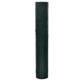 Vidaxl kippengaas 25x1 m gegalvaniseerd staal met pvc-coating groen - afbeelding 2