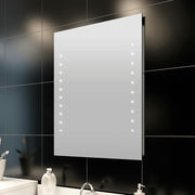 Vidaxl badkamerspiegel met led's 60x80 cm - afbeelding 1