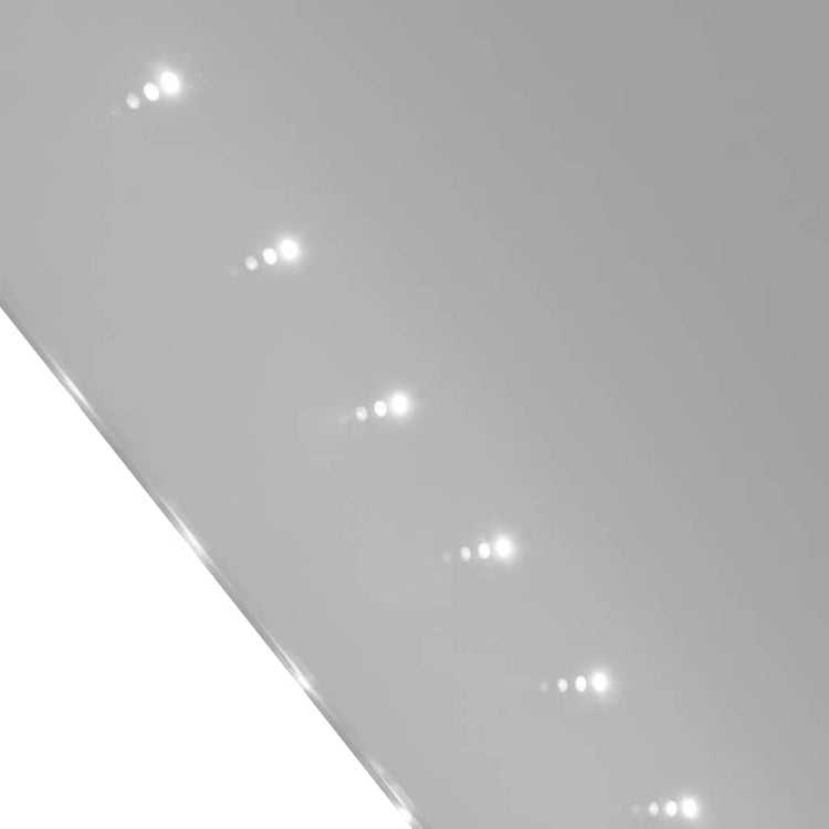 Vidaxl badkamerspiegel met leds 100x60 cm