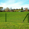Vidaxl euro hek 10x1,0 m staal groen