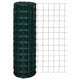 Vidaxl euro hek 10x1,2 m staal groen