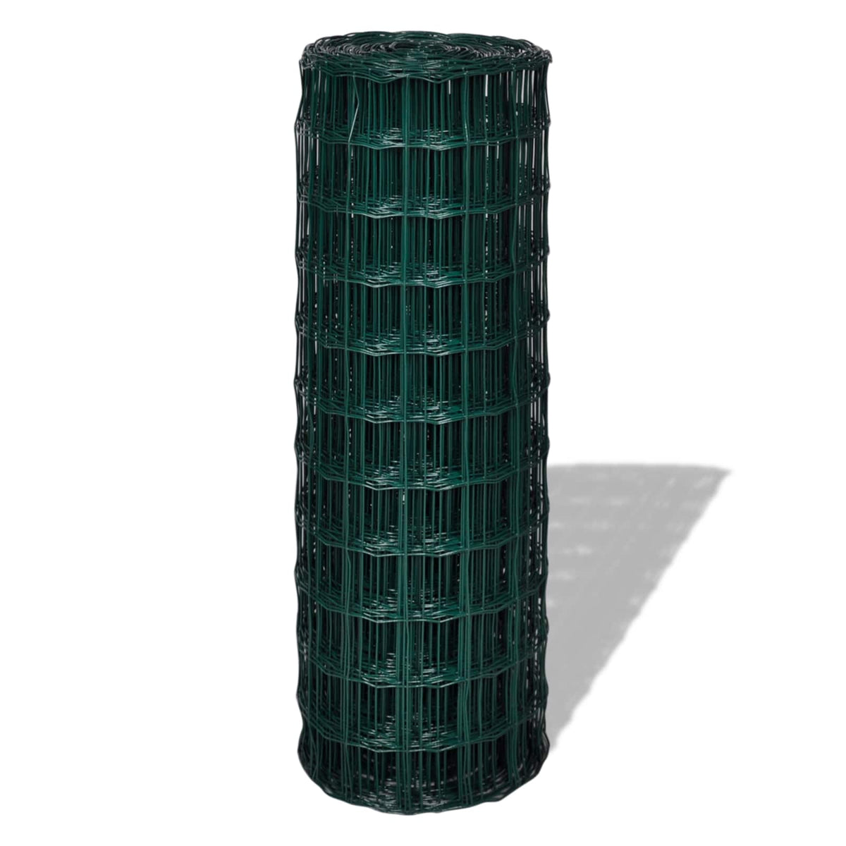 Vidaxl euro hek groen 1000 x 180 cm pvc-gecoat ijzer