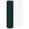 Vidaxl euro hek 25x1,5 m staal groen