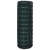 Vidaxl euro hek 25x1,5 m staal groen