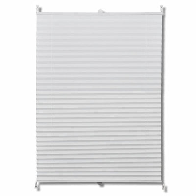 Vidaxl plisséjaloezie 40x100 cm wit