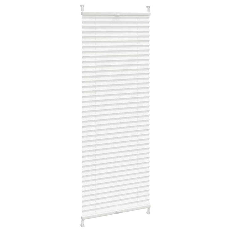 Vidaxl plisséjaloezie 40x125 cm wit