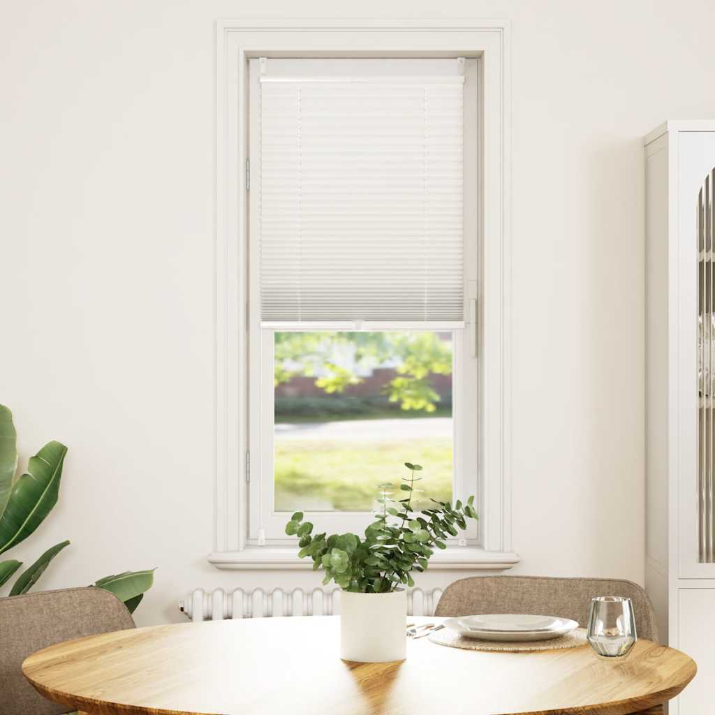 Vidaxl plisséjaloezie 50x125 cm wit