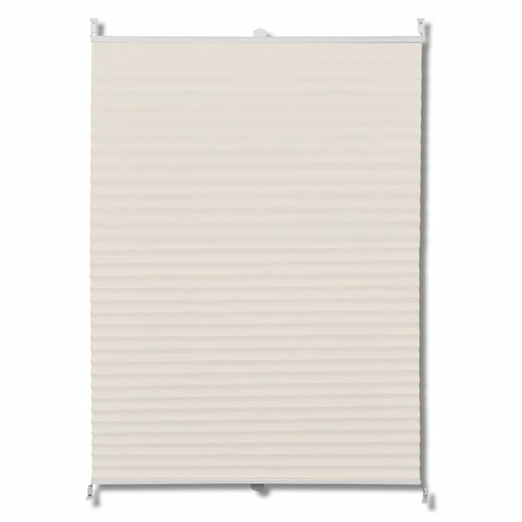 Vidaxl plisséjaloezie 50x100cm crème