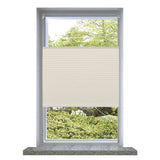 Vidaxl plisséjaloezie 50x125cm crème - afbeelding 1