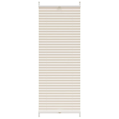 Vidaxl plissé rolgordijn 60x100cm creme
