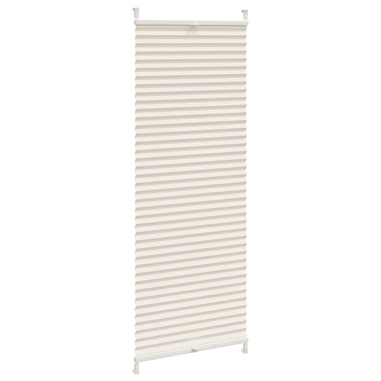 Vidaxl plissé rolgordijn 60x100cm creme