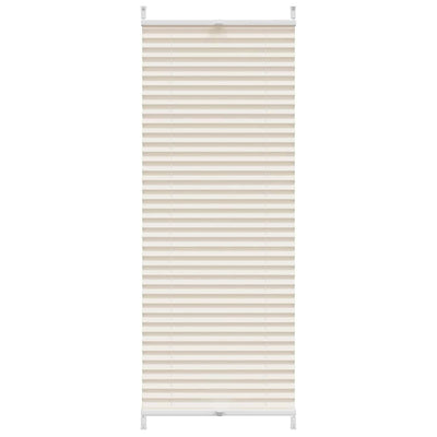 Vidaxl plisséjaloezie 60x125 cm crème