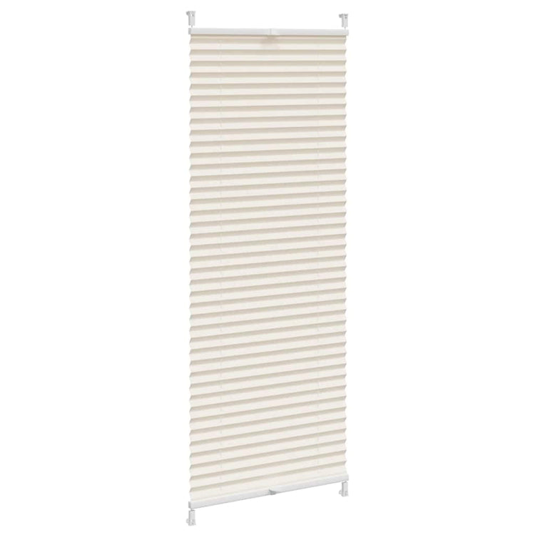Vidaxl plisséjaloezie 60x125 cm crème
