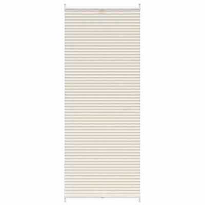Vidaxl plissé rolgordijn 70x200cm creme