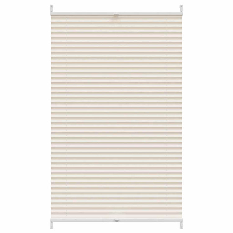 Vidaxl plissé rolgordijn 80x150cm creme