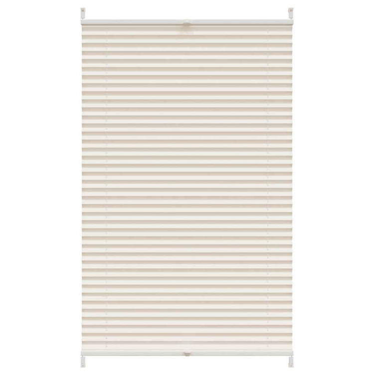 Vidaxl plisséjaloezie 90x100cm crèmekleurig