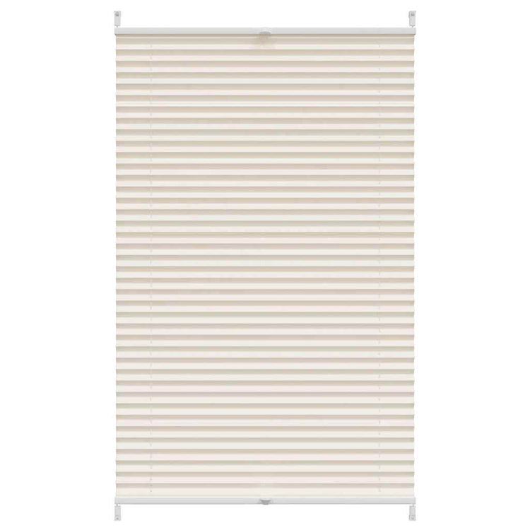 Vidaxl plissé rolgordijn 90x125cm creme