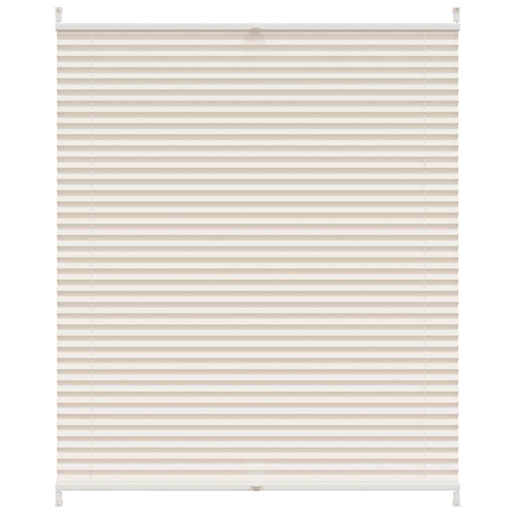Vidaxl plisséjaloezie 100x150cm crème