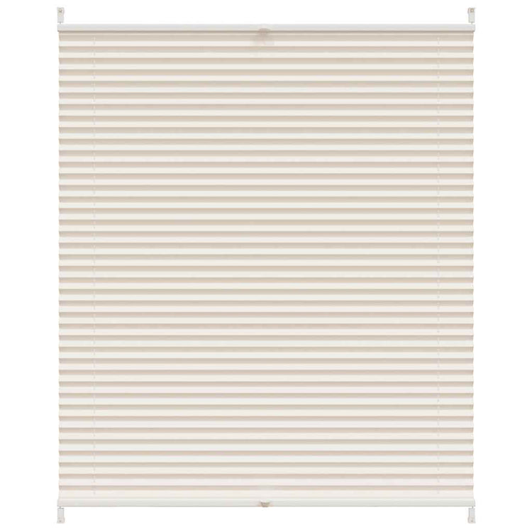 Vidaxl plisséjaloezie 110x125cm crème