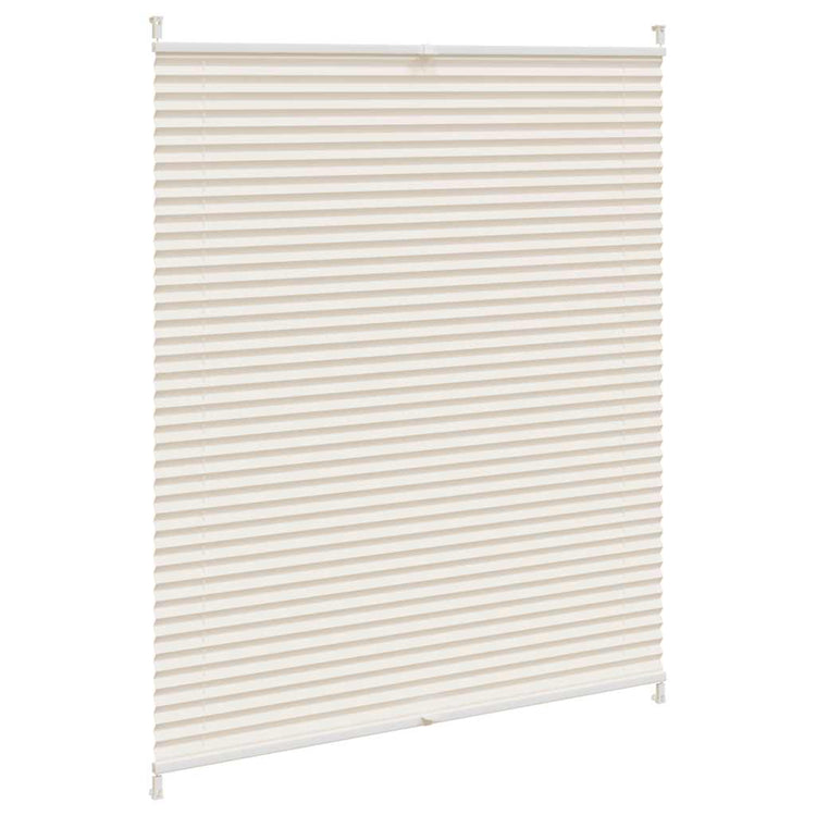 Vidaxl plisséjaloezie 110x125cm crème