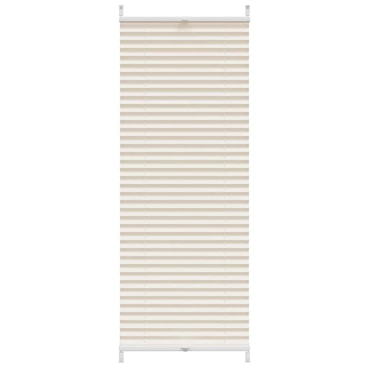 Vidaxl plisséjaloezie 40x125cm crème