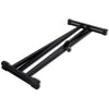 Vidaxl verstelbare keyboardstandaard dubbel x-frame
