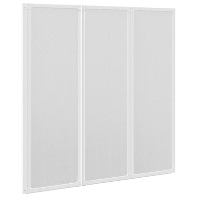 Vidaxl badscherm 3 panelen vouwbaar 117 x 120 cm