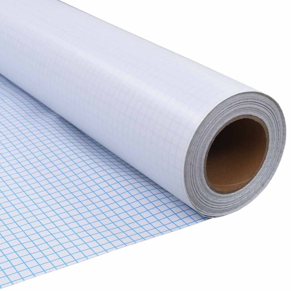 Vidaxl raamfolie mat 0,9x10 m pvc grijs