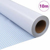 Vidaxl raamfolie mat 0,9x10 m pvc grijs