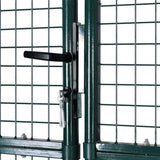 VidaXL Tuinpoort modern hekwerk 289 x 200 cm 306 x 250 cm (donkergroen) - afbeelding 3
