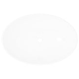 Vidaxl wastafel ovaal 40x33 cm keramiek wit - afbeelding 3