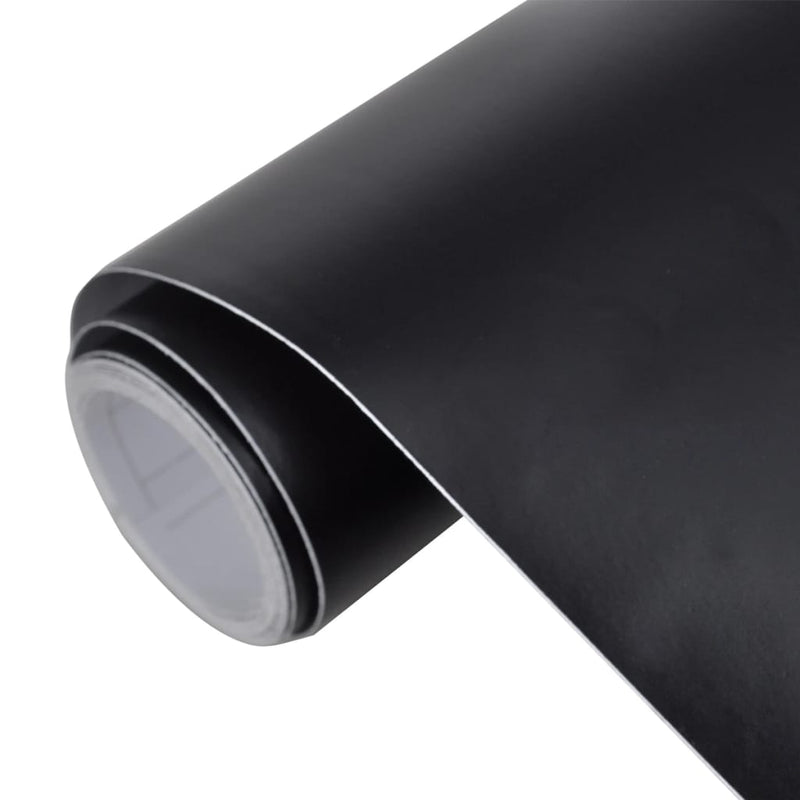 Vidaxl autofolie waterdicht luchtbelvrij 500x152 cm matzwart