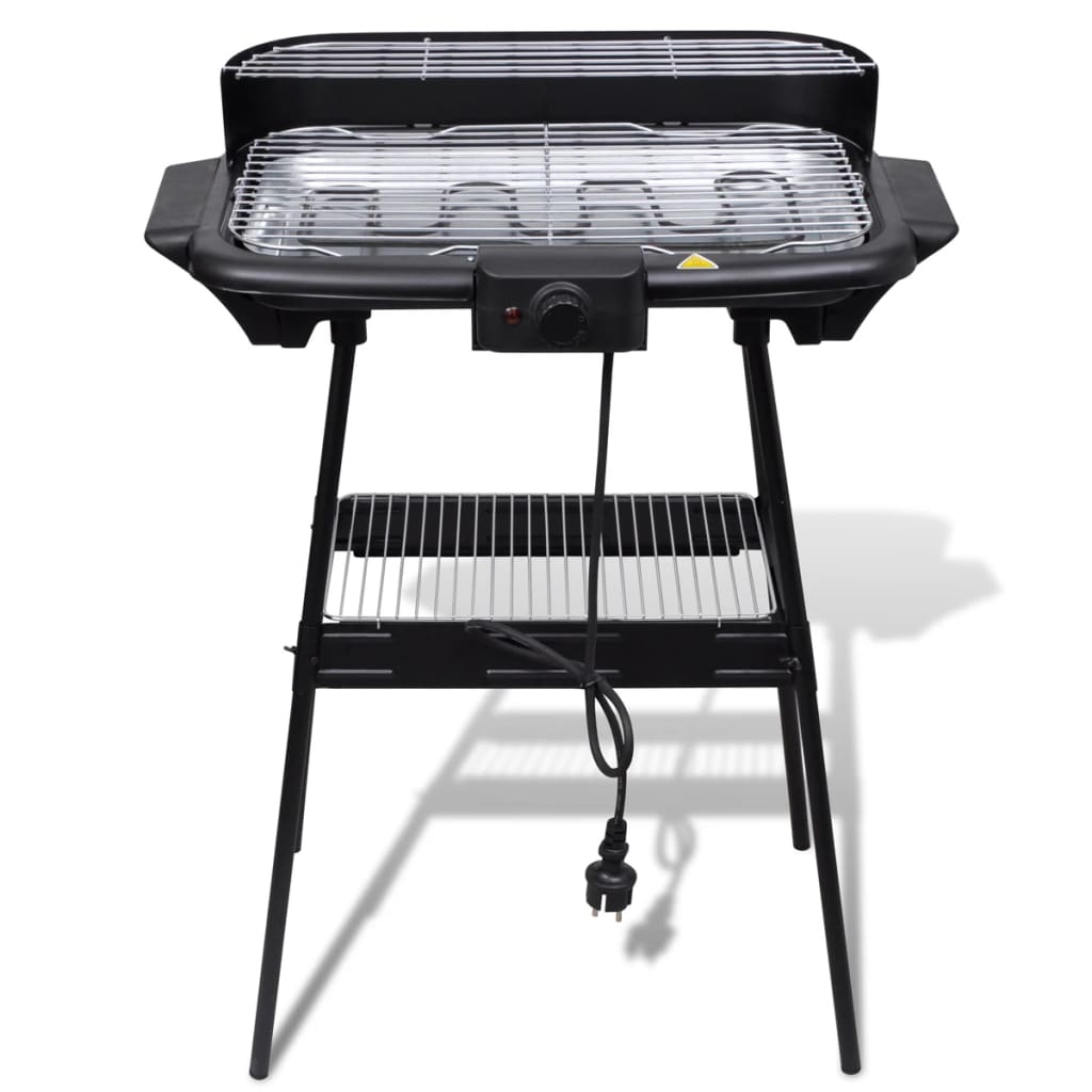 VidaXL Barbecue elektrisch staand rechthoekig
