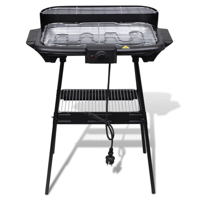 VidaXL Barbecue elektrisch staand rechthoekig