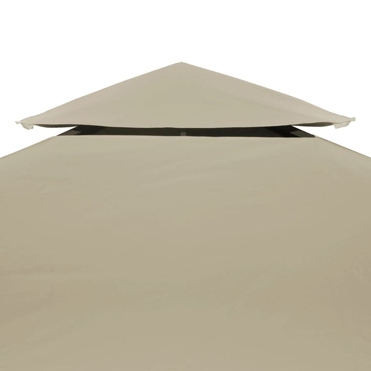 Vidaxl vervangend tentdoek prieel 310 g m² 3x3 m beige