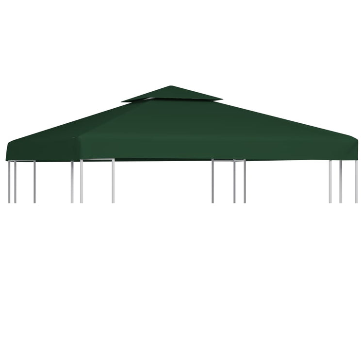 Vidaxl vervangend tentdoek prieel 310 g m² 3x3 m groen