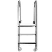 Vidaxl zwembadladder met 3 sporten 120 cm roestvrij staal 304 - afbeelding 2