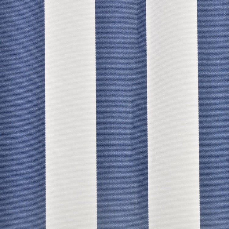 Vidaxl vervangingsdoek voor luifel 400x300 cm polyester blauw en wit