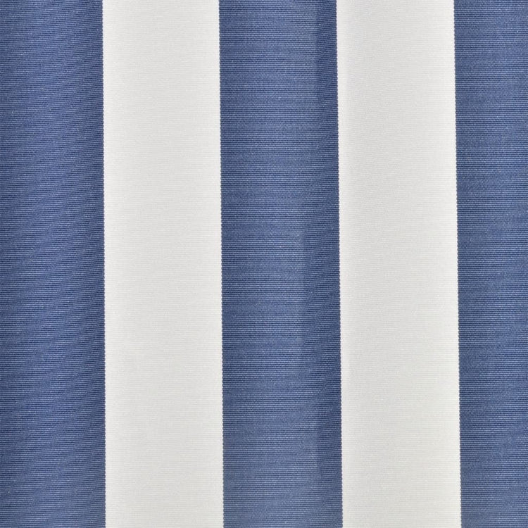 Vidaxl vervangingsdoek voor luifel 600x300 cm polyester blauw en wit