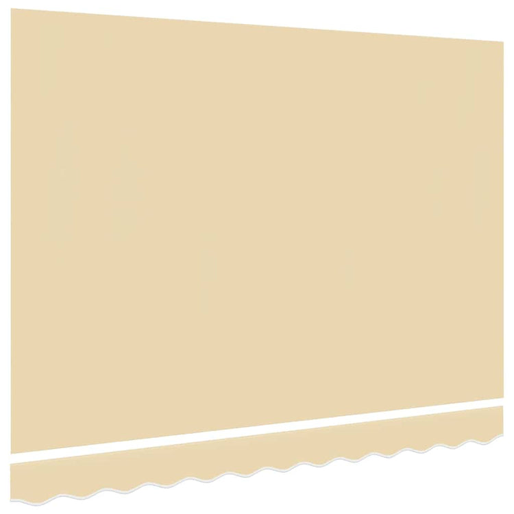 Vidaxl vervangingsdoek voor luifel 300x250 cm polyester crèmekleurig