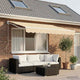 Vidaxl vervangingsdoek voor luifel 300x250 cm polyester crèmekleurig