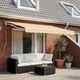 Vidaxl vervangingsdoek voor luifel 400x300 cm polyester crèmekleurig